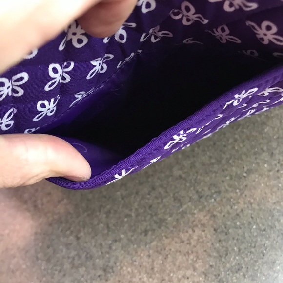 🆕Vera Bradley NCAA TCU Horned Frog Triple Zip Hipster Crossbody Texas Christian - Picture 5 of 10